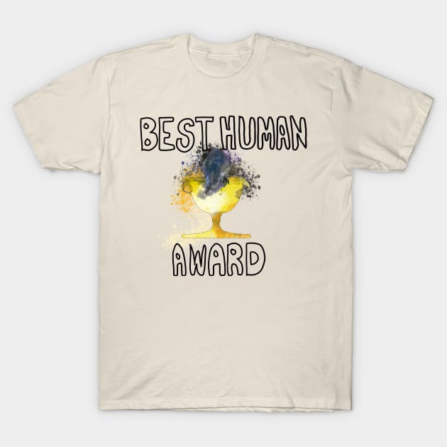 Crow Best Human Award T-Shirt by Shadowsantos